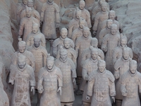 Xi'An, Terrakotta-Armee, Statuen, china mit kindern