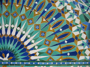 Kunstvolle Mosaikfliesen