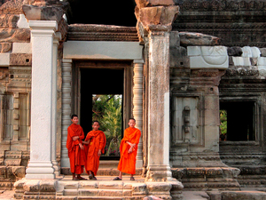 Angkor: Mönche