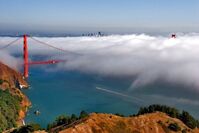 Golden Gate Bridge, Ausblick, Wolken
