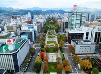 Japan, Sapporo, Sapporo Tower, Ausblick