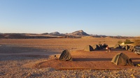 Namibia Zeltplatz Wüste