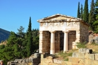 Griechenland Delphi Tempel