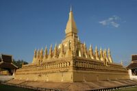 Tempel, Vientiane, Laos Reisen