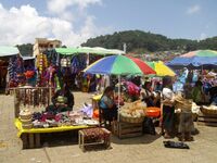 Marktstand in San Cristóbal de las Casas