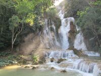 Laos Luang Prabang Kuang Si Wasserfall