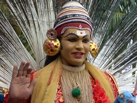 Indien Cochin Kathakali Tänzer