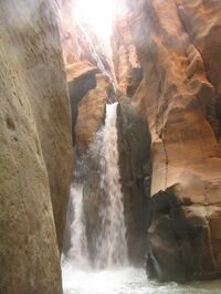 Djoser Jordanien Wadi Mujib Wasserfall
