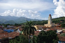 Ausblick auf die Dächer in Trinidad in Kuba