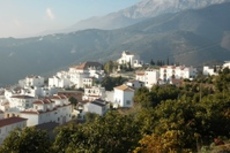 Überblick über die weißen Häuser von  Canillas de Albaida