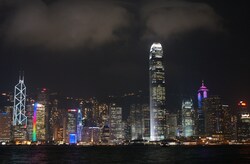 Hongkong bei Nacht 
