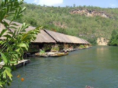 Thailand schwimmendes Hotel