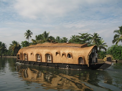 Indien Alleppey Kerala Backwaters Hausboot