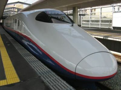 Japan, Shinkansen, Außenansicht