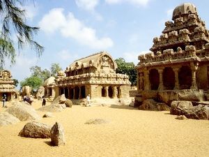 Die 'Fünf Rathas' in Mahabalipuram