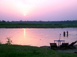 Fluss im Chitwan Nationalpark