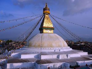Bodnath-Stupa in Kathmandu