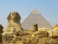 Gizeh, Sphinx, Pyramide, Cheops-Pyramide, Djoser