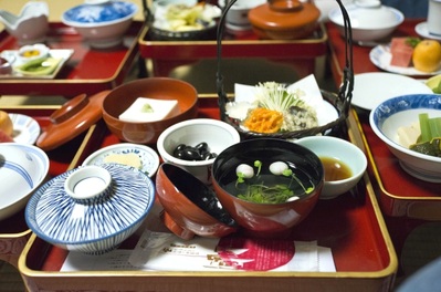 Japan Koyasan Tempel vegetarische Mahlzeit