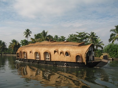 Indien Kerala Backwaters Hausboot