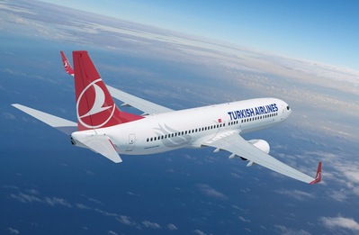 Für unsere Flüge nutzen wir Turkish Airlines.