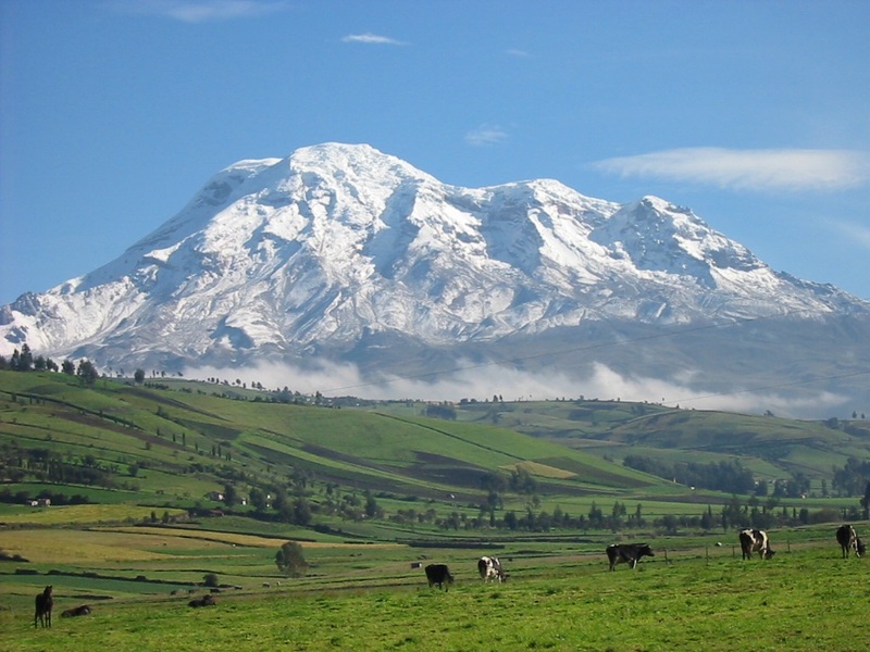 Vulkanisch geprägtes Ecuador