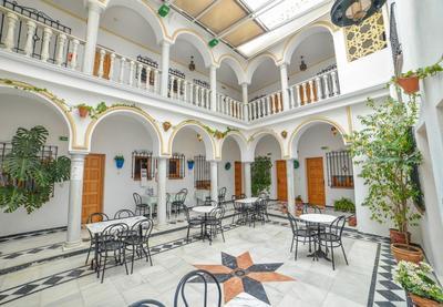 Spanien Andalusien Cordoba Hotel Los Omeyas Innenhof
