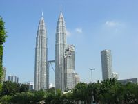 Westmalaysia Malaiische Halbinsel Kuala Lumpur Petronas Twin Towerd