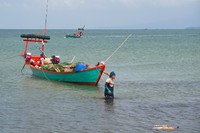 Kambodscha Kep Boote