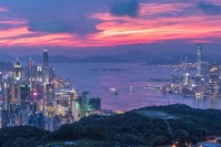 Der Hafen von Hongkong.