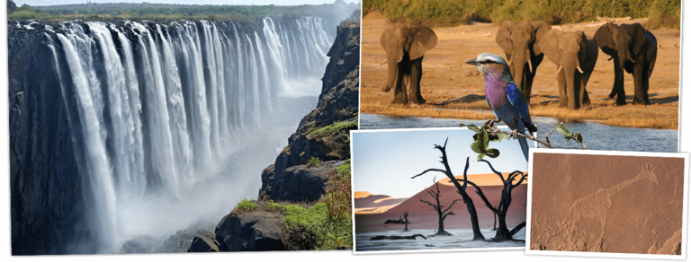 Schauen Sie sich Djosers Rundreise Namibia, Botswana & Victoriafälle, 20/21 Tage Zeltsafari oder Hotel- & Lodgesafari an