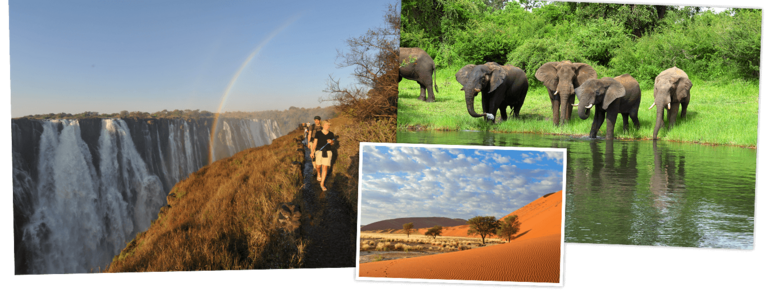 Schauen Sie sich Djosers Rundreise Südafrika, Namibia, Botswana & Simbabwe, 24 Tage Hotel- & Lodgesafari an