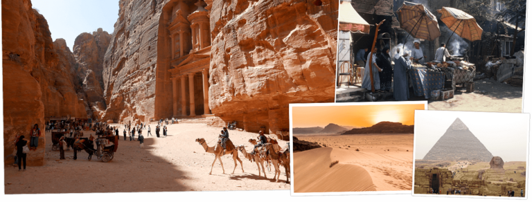 Übersicht Djoser Ägypten & Jordanien Reisen