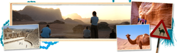 Verschiedene Eindrücke einer Jordanien Wanderreise Rundreise mit Djoser