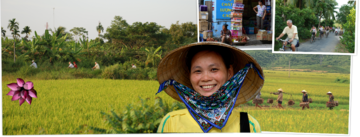 Verschiedene Eindrücke einer Vietnam & Kambodscha Fahrradreise Rundreise mit Djoser
