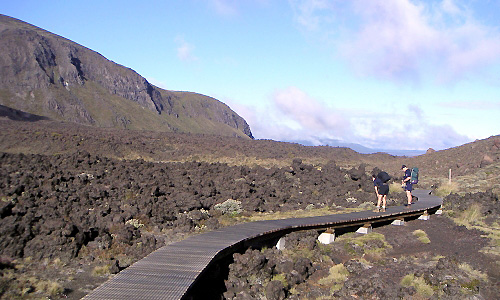 Wanderweg im Tongariro Nationalpark