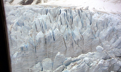 Fox Gletscher aus der Luft