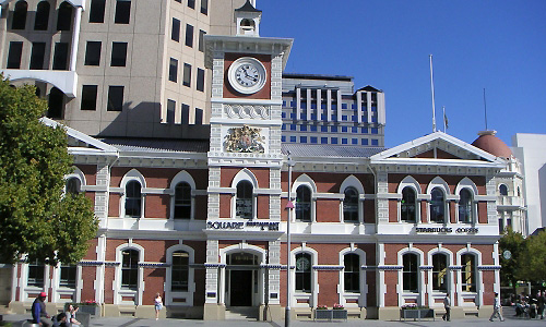 Britische Architektur in Christchurch