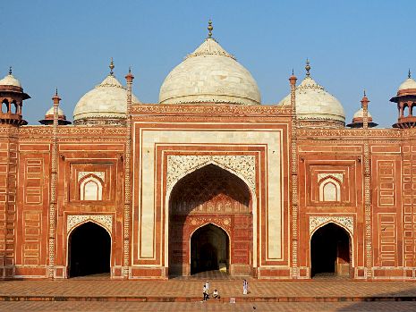 Moschee am Taj Mahal in Agra