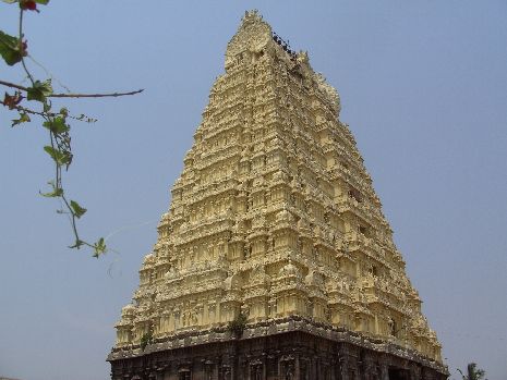 Tempelturm des Ekambareshvara-Tempels in Kanchipuram