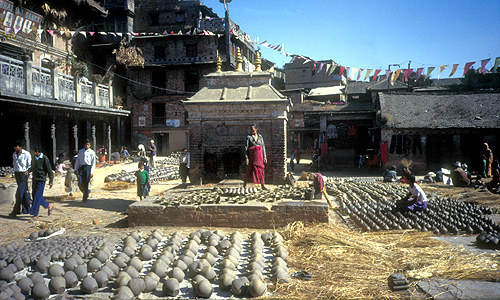 Bhaktapur - Töpferplatz