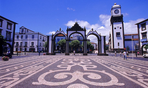 Ponta Delgada, Gebäude, Hauptstadt, Azoren