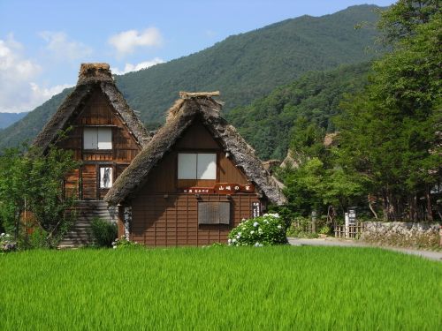 Japan, Shirakawago, Gassho Häuser, Japanreise
