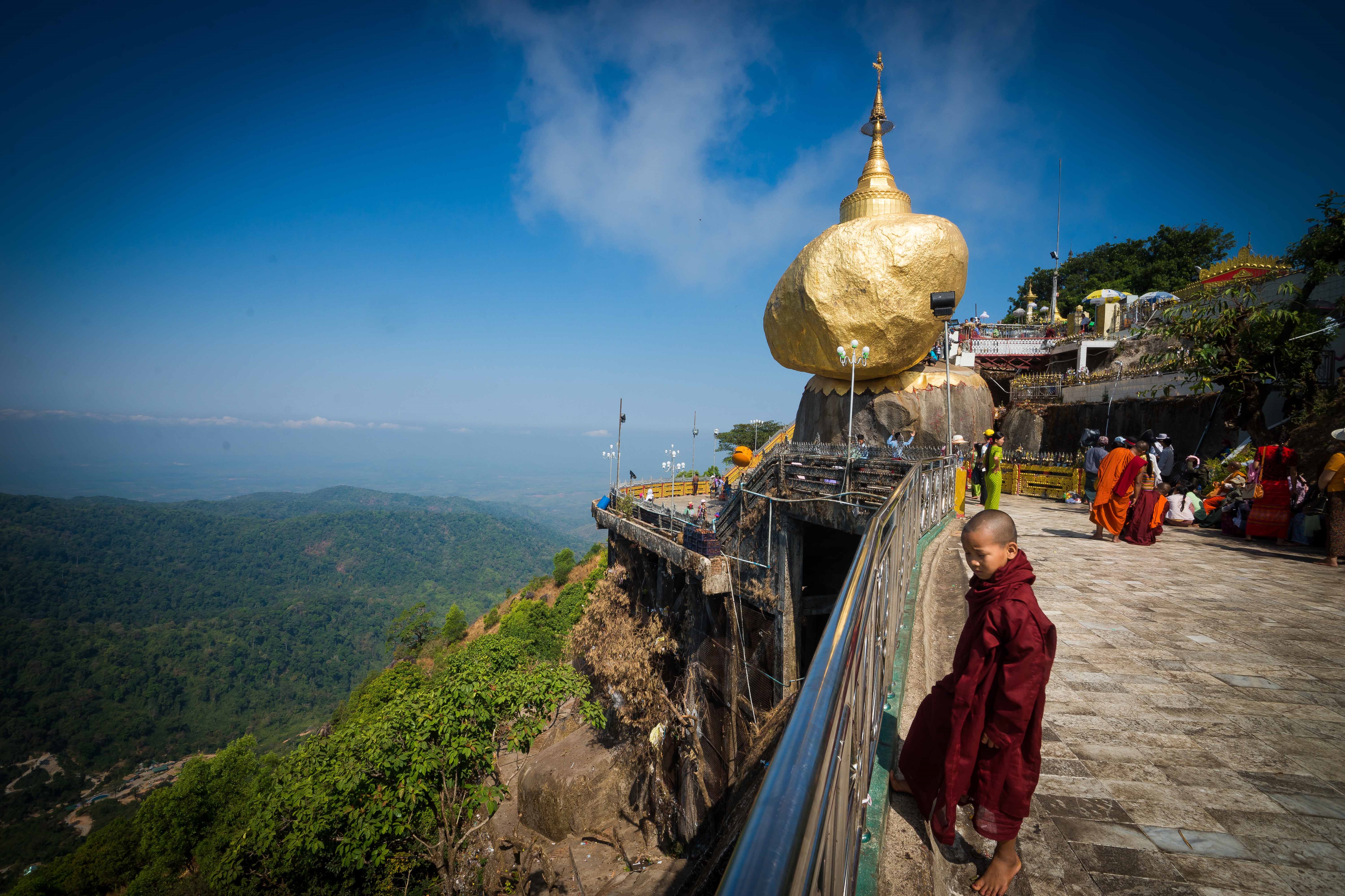 Myanmar Kyaiktiyo Goldener Felsen