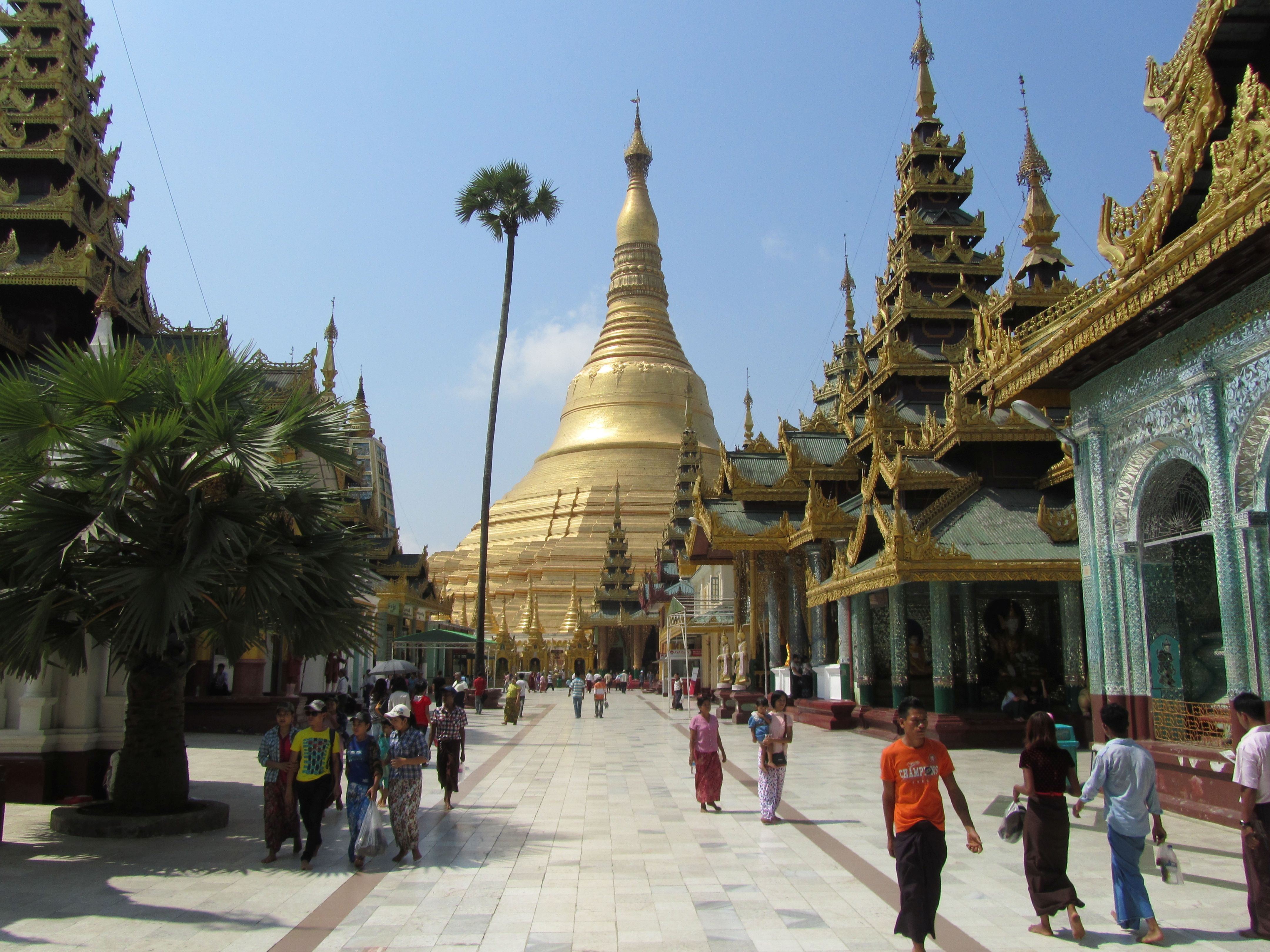 Myanmar Yangon Shwedagon Pagode