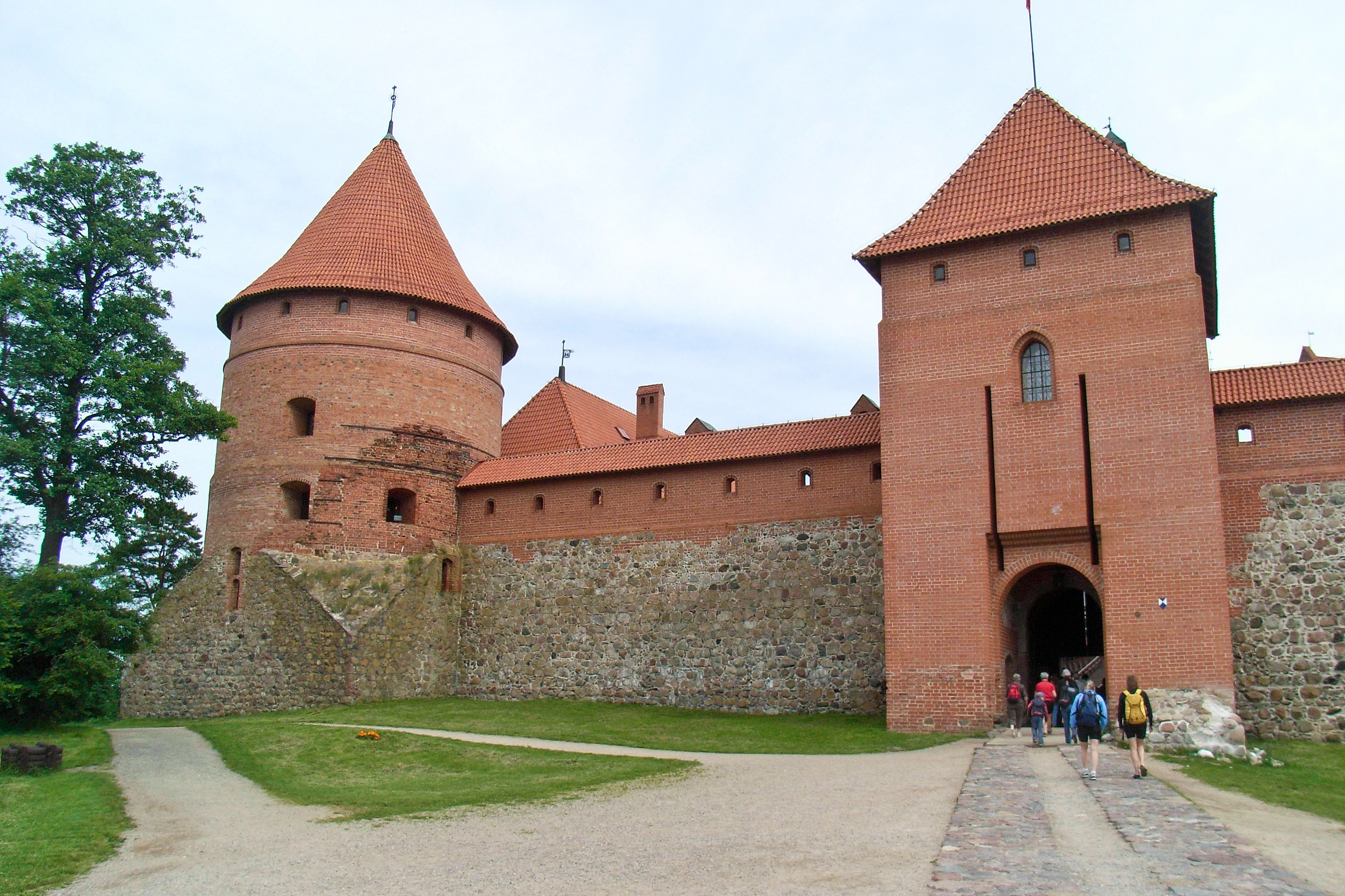 Baltikum Litauen Trakai Wasserburg