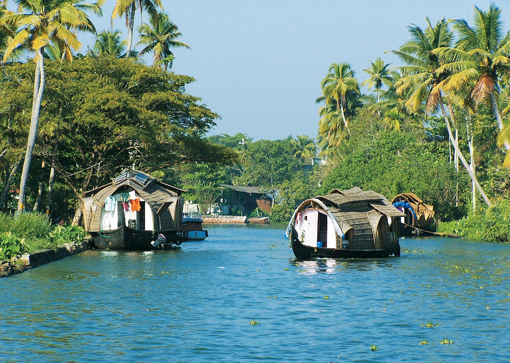 Indien Allepey Kerala Backwaters Hausboot