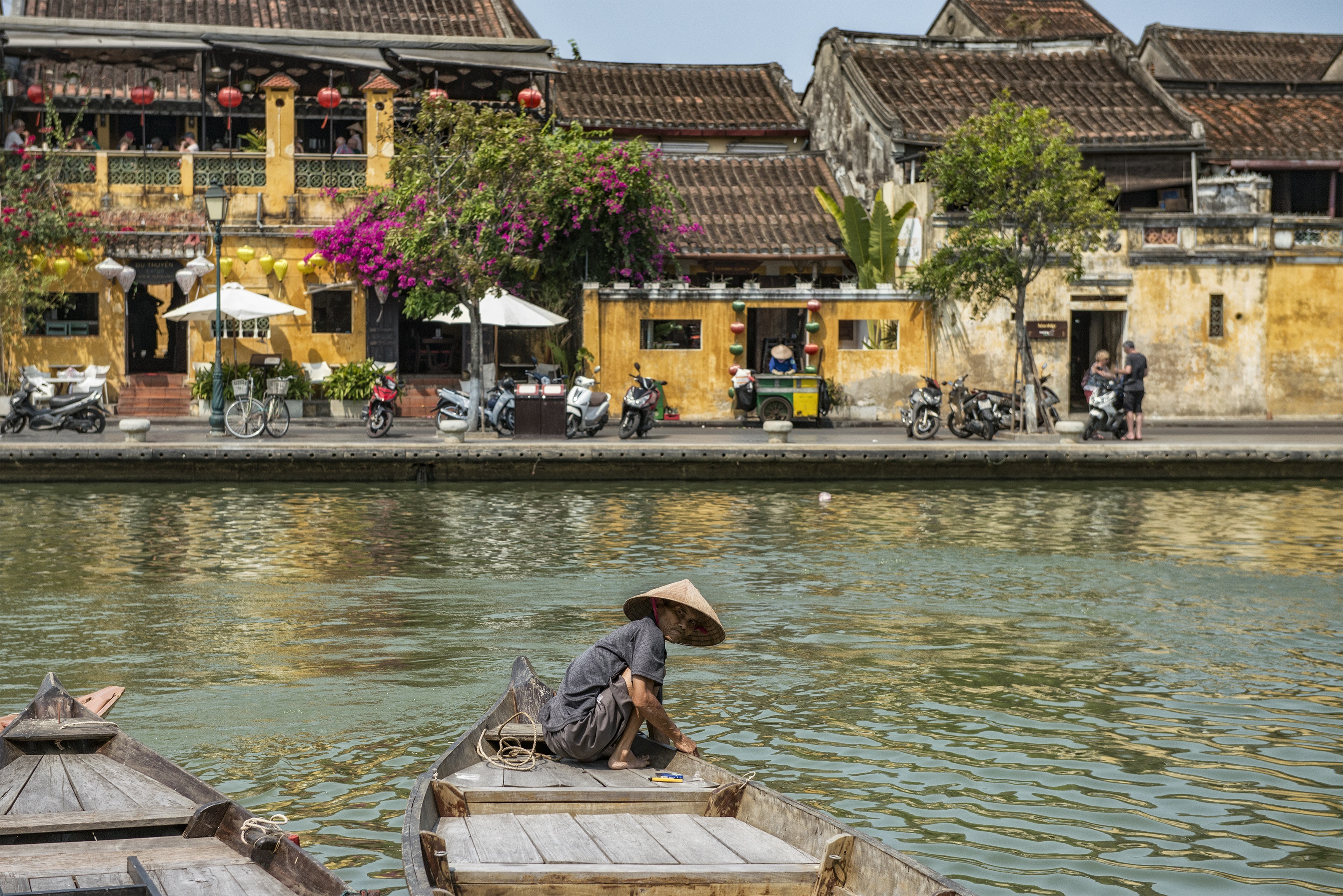 Vietnam Hoi An Thu Bon Fluss Bootsfahrt